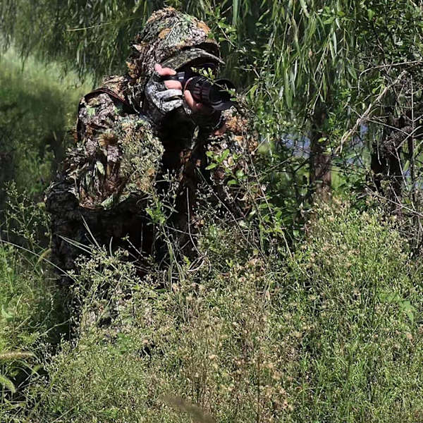3D-dragt til børn og voksne til jagt, jagt-ghilliedragt, taktisk beklædning til airsoft