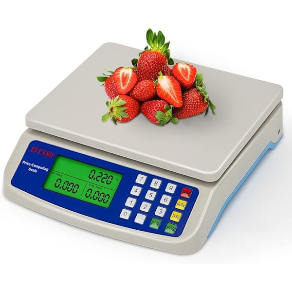 30 kg/1 g Digital Køkkenvægt LCD Digital Præcisionsvægt Elektronisk Prisberegnende Kommerciel Butik