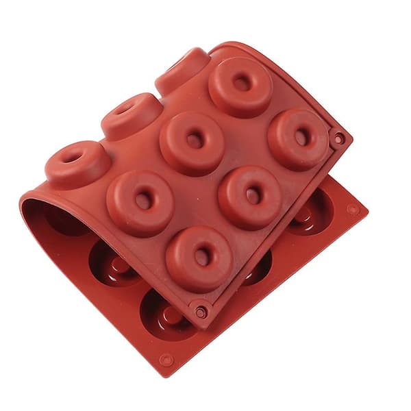 Mini Rund Smultringform og Kakeform for DIY Baking (18 Ruter)