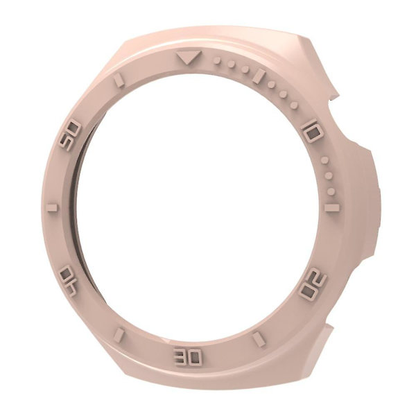 Anti-kollisionsskydd för Huawei Watch 4, PC-hölje, skyddande ram med skala Pink