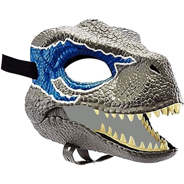 Dino Mask Moving Jaw Decor-tyrannosaurus Rex Maskmovable Dragon,cosplay Mask Party Födelsedag Halloween