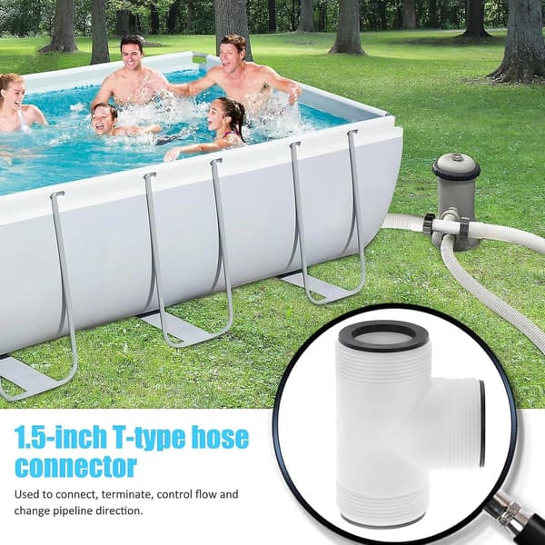 1,5' Poolslange T-splitter til Intex Coleman poolpumpe