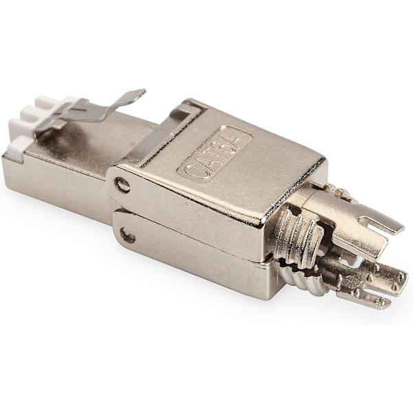 360 Shielded Cat6a Fältkontakt - Verktygsfritt Rj45-kontakt - 10gbase-t 500 Mhz - Awg 26/7 Till 22/1