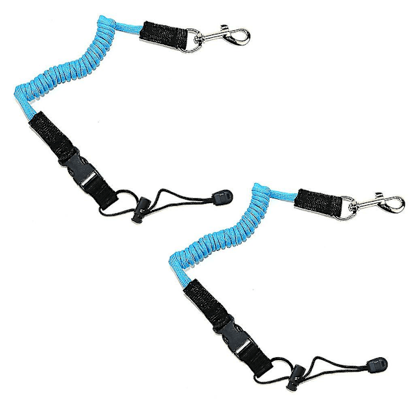 2-pack Kajakpaddla Koppel Rep Elastisk Säkerhetslina Vattensport Xixi Blue