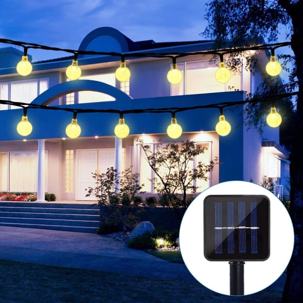 Solar Led Fairy Lights ute/inne, 8 lägen och vattentäta utomhus Fairy Lights för balkong, trädgård, träd, bröllop, fester, terrass