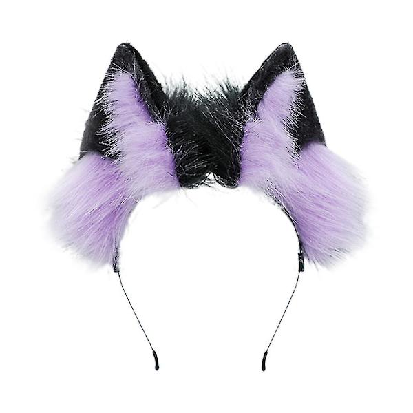 Kettu Susi Kissa Koira Korvat Panta Hiuspanta Halloween Asu Juhlat Päähine Lahja Style 3