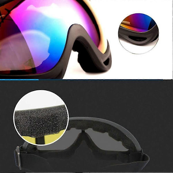 Skibriller, 2 stk (Farge, Transparent)