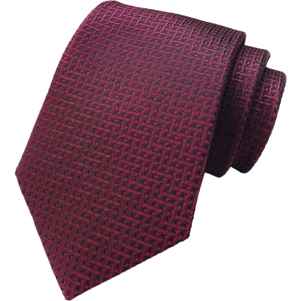 Herrkläder Gingham Check Stripe Slips Mönster Business Formella Designer Halsdukar 3.15\"