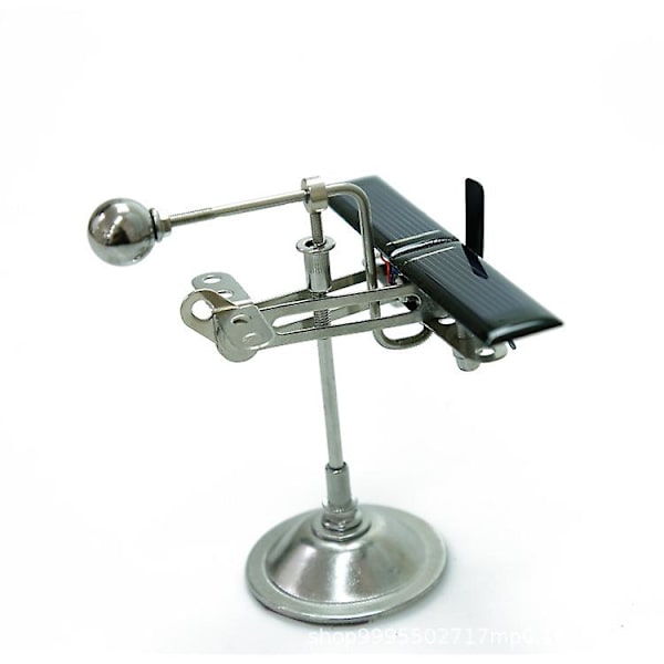Power Väderkvarn Svart Propeller Kreativ Solar Bil Roterande Väderkvarn Ornament Dynamisk Inredning Vetenskap Hemmakontor Leksak För Skrivbord Physi