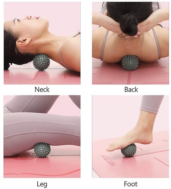 Piggede Massagebolde Pakke Med 2 Muskelrulle Lacrossebolde