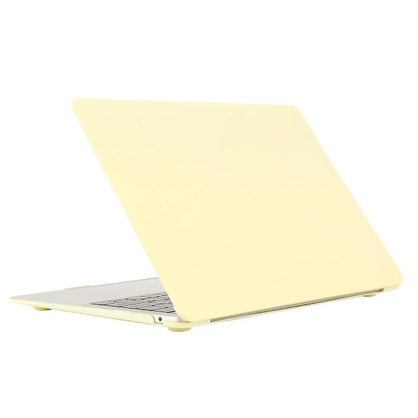Kova muovikuori suojakotelo MacBook Air 13,3 tuumalle (A1466/A1369) Yellow