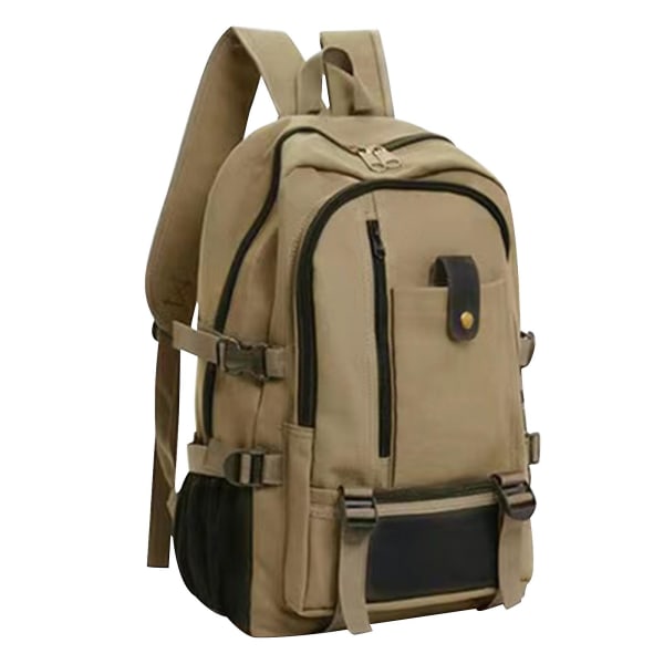 Ny Ankomst Computertaske Vandafvisende Opbevaringshåndtaske Med Multi Lommer Laptop Rygsæk Til Backpacking Udendørs Arbejde Dark khaki