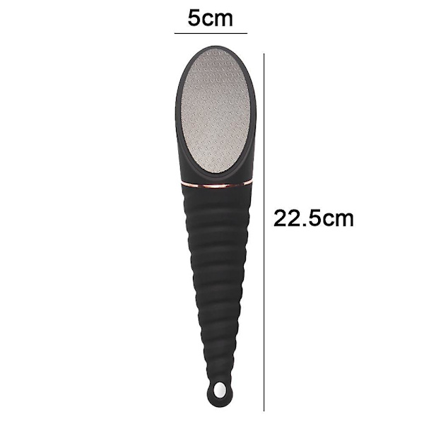 Død Hudfjerner til Fødder - Pedicure Fod Æg Fil Hård Hudfjerner og Fod Peeling black with black glass