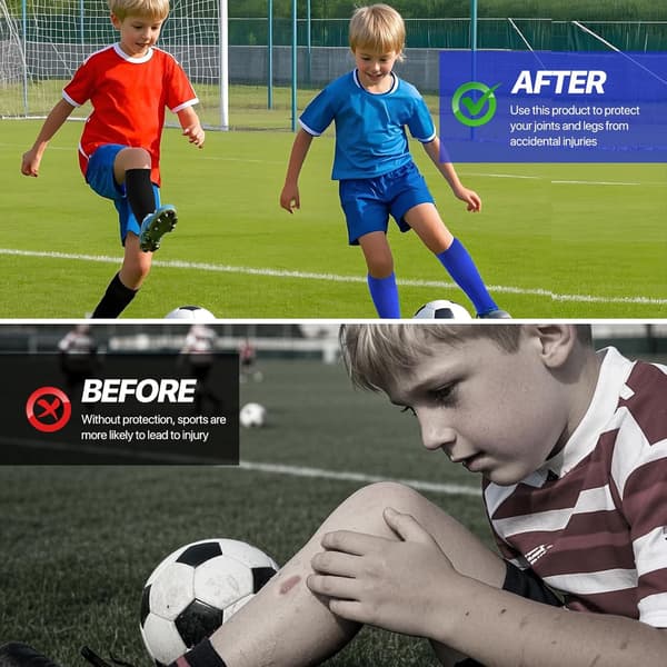 4 Par Børnefodboldstrømper Fodboldrørstrømper Benskinner Strømper Ingen Strømper Atletiske Strømper Atletiske Strømper Fodboldstrømper Til Børn Udendørs Sport
