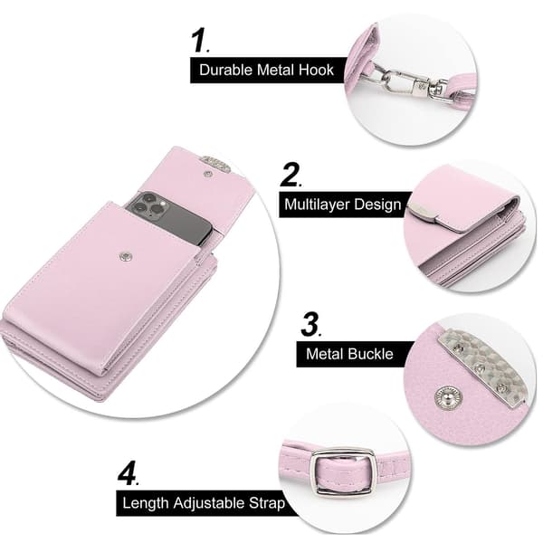 Crossbody-telefonväska för damer