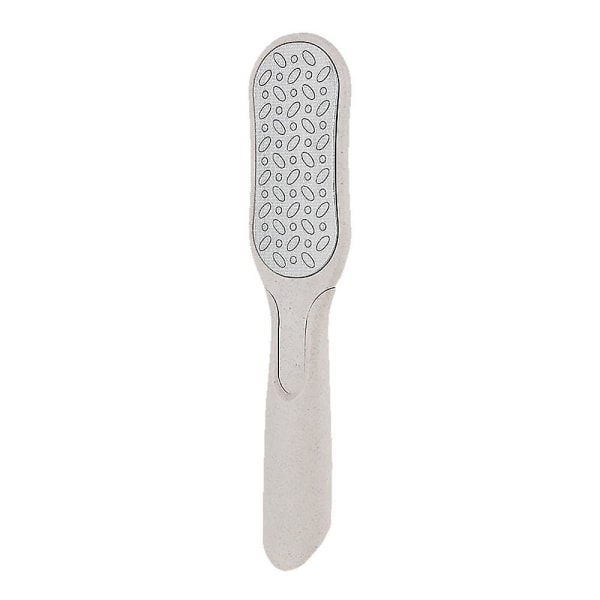 Dobbeltsidet fil med gummibelagt håndtag White
