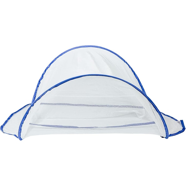 Ultralet Bærbart Pop-up Myggenet Telt, Mini Foldbart Myggenet til Hovedet, Sovesæk Bug Net til Sengelinned Camping Rejser Terrasse, Vejer Kun 0.