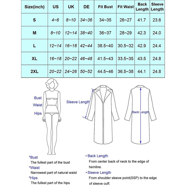 Essential Solid Open Front Maxi Long Knitted Cardigan Sweater för kvinnor XXL