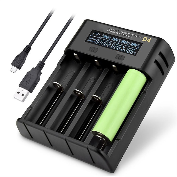 LCD for Smart Universal Batterilader for 10400/14500/14650/16340/18350/18500