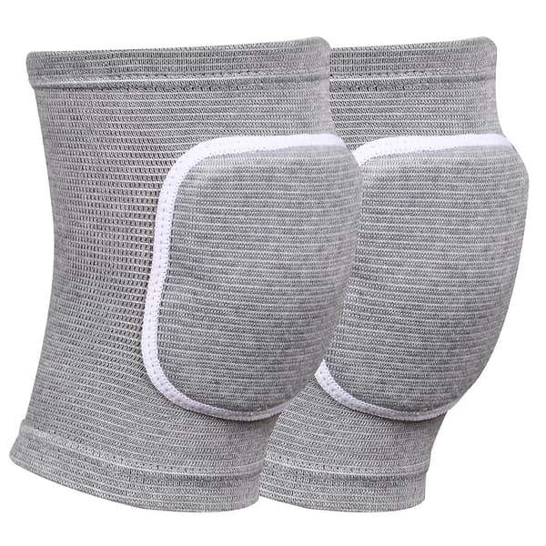 Kompressionsarmbågskydd för arm- och knästöd - 2-pack (grå)