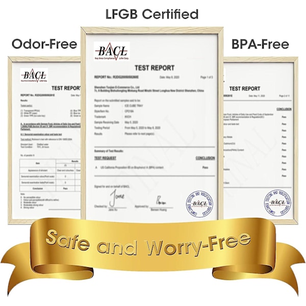 Isformbricka med lock och isspankit [lfgb-certifierad Bpa-fri isform