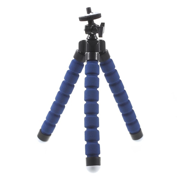 Bærbar, myk, justerbar stativholder for GoPro Hero 4/3+/3/2/1 SJ4000/5000/6000 Xiaomi Yi Blue
