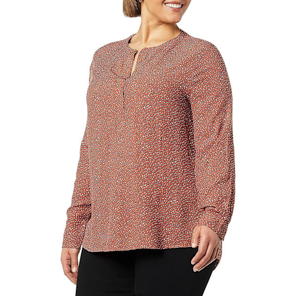 Kvinnors långärmade vävda blus Style 3 XXL