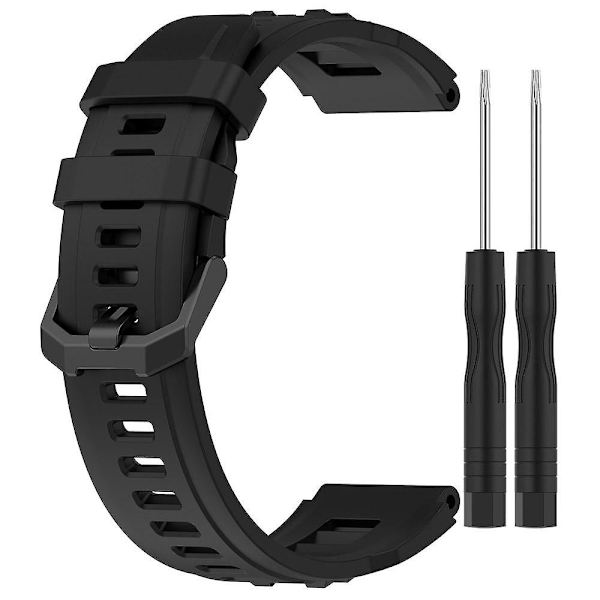 Justerbart silikonarmband för Huami Amazfit T-rex Ultra A2142 Black