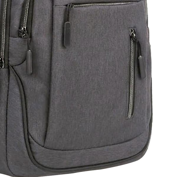 Ny Ankomst Stor Kapacitet Rygsæk Herre Laptop Rygsække Oxford Sort Solid Gymnasie Elevtasker Dark grey
