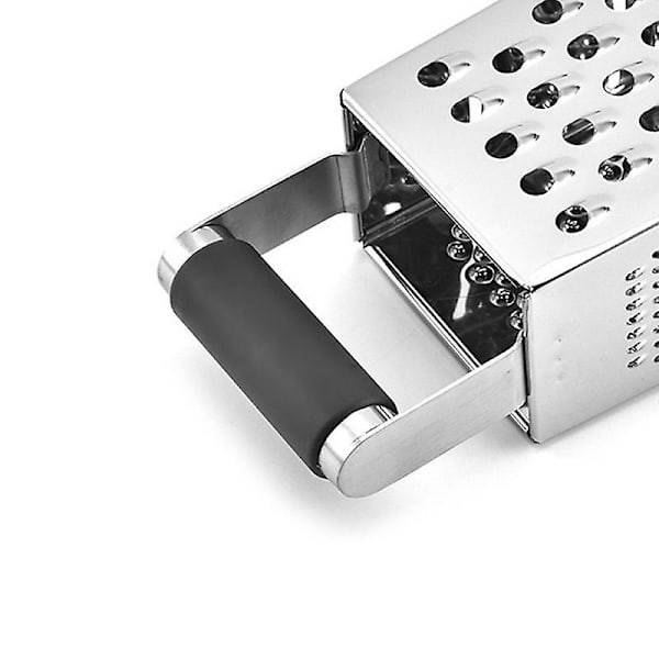 Profesjonell Rivjern, Rustfritt Stål Med 4 Sider, Best For Parmesan, Grønnsaker, Ingefær, Tre Hull