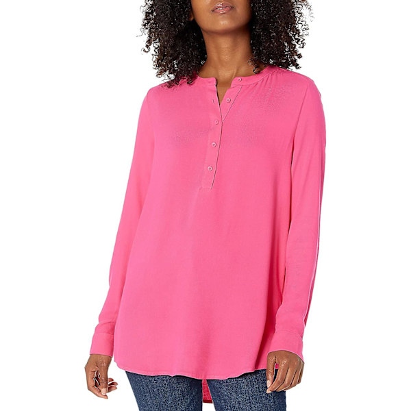Langermet vevd bluse for kvinner Style 9 M