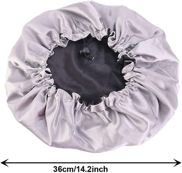 3 st Acsergery elastiska kvinnor satin nattmössa hårhuva mössa duschmössor present