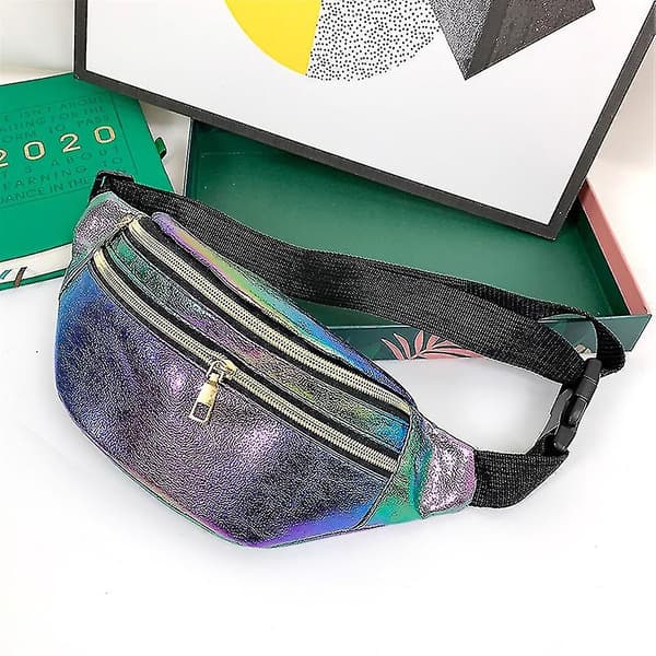 Dam Midjeväsk Fanny Pack Läder Mode Midjebälte Axelväska