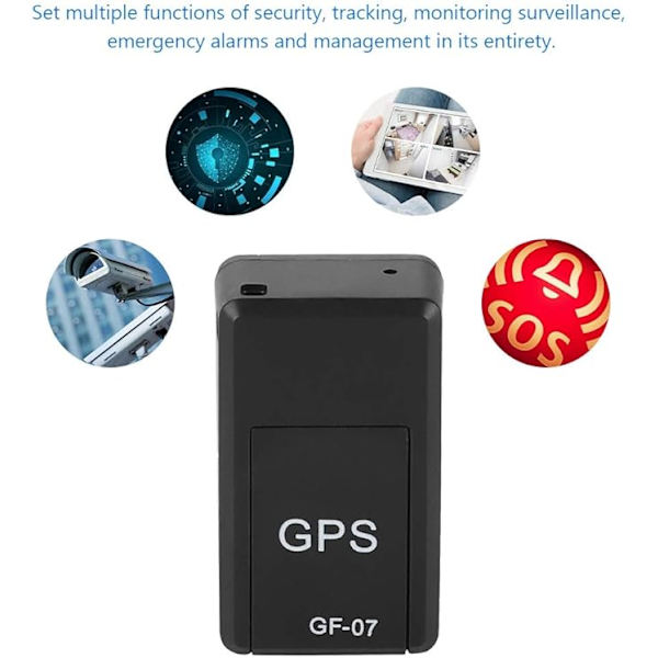 Mini GPS-spårare, Spårare för barn och husdjur, Realtids Spårningsenhet för utomhusöverlevnad med ljudövervakning GPS-spår