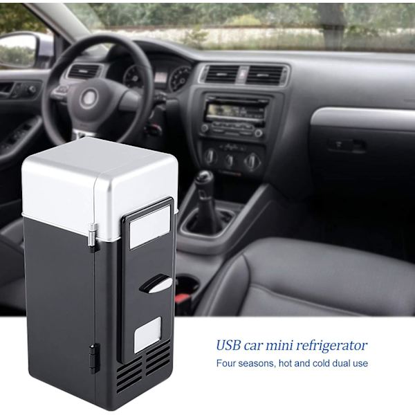 LED Mini USB Jääkaappi Kannettava USB Jääkaappi Juomat Tölkit Jääkaappi & Lämmitin