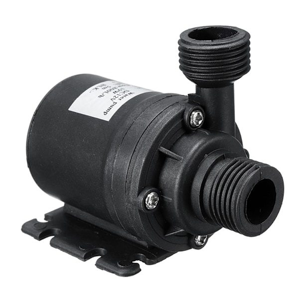 RV Vesipumppu Erittäin hiljainen DC 12V Mini Harjaton Moottori Upotettava Vesipumppu 800L/H Puutarha Kannettava 196.85 tuumaa Jäähdytysjärjestelmille Suihkulähteille Lämmittimille