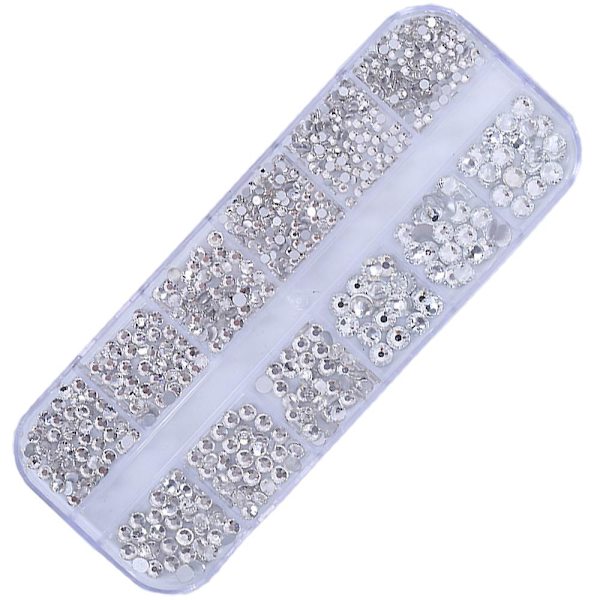Rhinestones Flat Back för hantverk, nagelkonst, kläder, skor, väskor, telefonfodral, gör-det-själv style 5