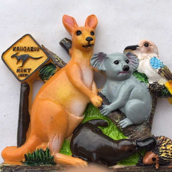 3D Australia Villieläimet Jääkaappimagneetti - Koti & Keittiö Sisustus - Jääkaappimagneetti Kiinasta
