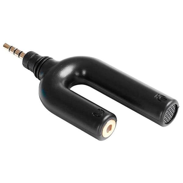 3,5 mm TRRS mikrofon med 3-positions 3,5 mm headset splitter adapter til iPhone / iPad / iPod Touch