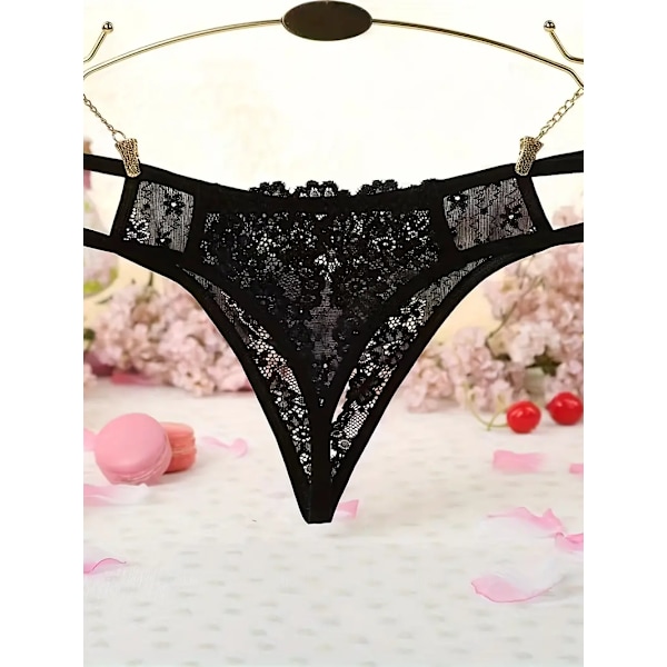 Öppna gren Lace T-backs, Heta Vuxna Utskärningar Intimtrosor, Damunderkläder & Underkläder