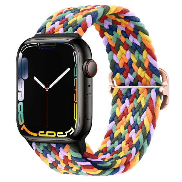 Rannekoru, joka on yhteensopiva Apple Watch -rannekkeen kanssa, 38 mm, 40 mm, 41 mm, miehille ja naisille, säädettävä elastinen ranneke, joka on yhteensopiva iWatch-sarjan kanssa Multicolor5 38 mm 40 mm 41 mm