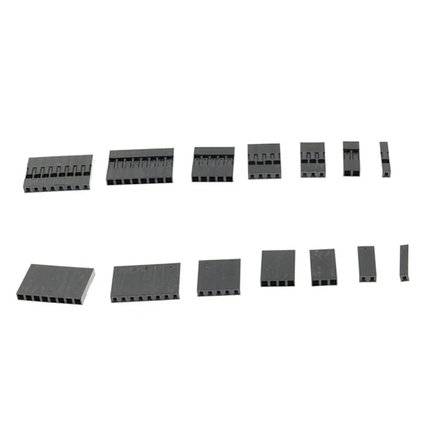 310 stk. 2,54 mm Pitch 1/2/3/4/5/6//8 Pin Plugghus Hann Hunn Kabel Ledning Jumper Header Koblingssett Assortert Kit AWG28