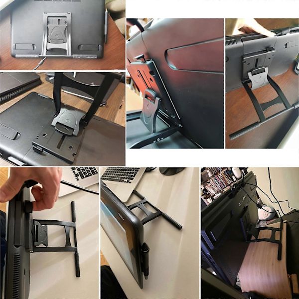 Justerbar Tabletställ Multi-Vinkelställ för 13-27\" Grafikritningsskärms