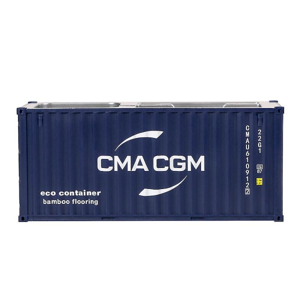 20ft Mini Shipping Container Modell Leksaker Last Container Maritimo Diecast Container Fartyg Box Pennhållare Kontorsgåvor Anpassad Logotyp SITC 30 Pen holder