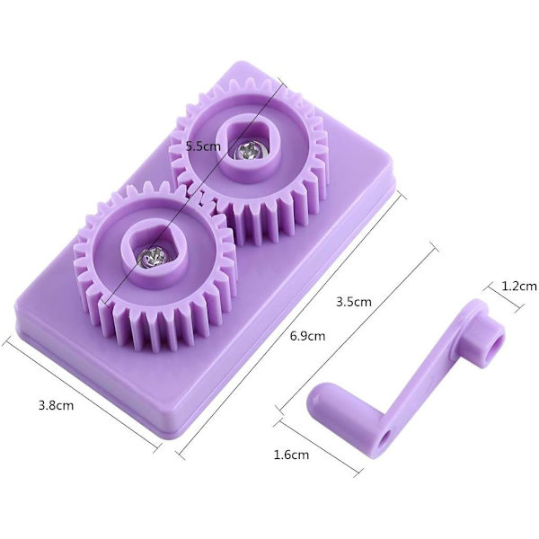 Quilling-maskin i plast, handdriven, för papper, pyssel, quilling, DIY-konstverk, skrapböcker