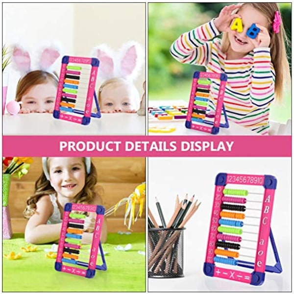 Tomaibaby Plast Abacus Matte Leke Pedagogisk Telletøy Addisjon Subtraksjon Perletellere Tidlige Matteferdigheter For Barn Mattespill Barnehageundervisning