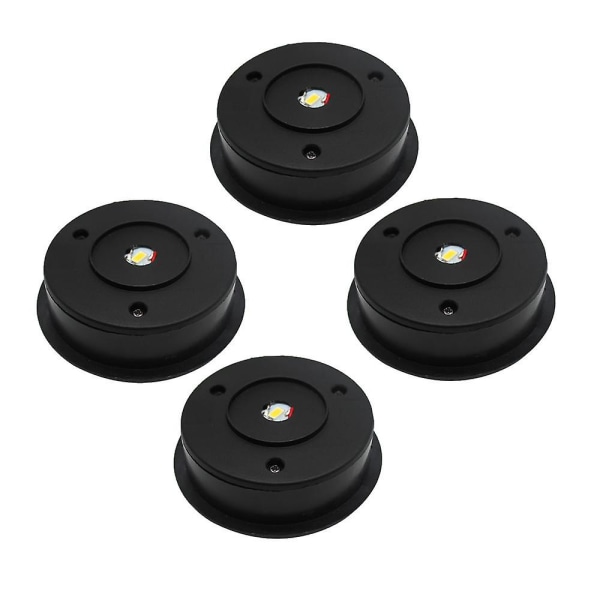 4 stk. Erstatning Solcellelys Topp Utendørs Solcellelys Deler Runde Solcellelys 2.76inch