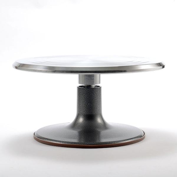 10” Diameter Sculpteringshjul - Robust All-Metallkonstruktion & Snurrplatta med Kullager