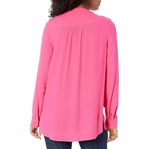Langermet vevd bluse for kvinner Style 9 XS