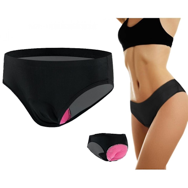 Dame 4d Polstret Cykelundertøj Cykelshorts Cykel Ride Trusser Biker Cykel Undershorts Til Kvinder -gsl-yujia pink XL